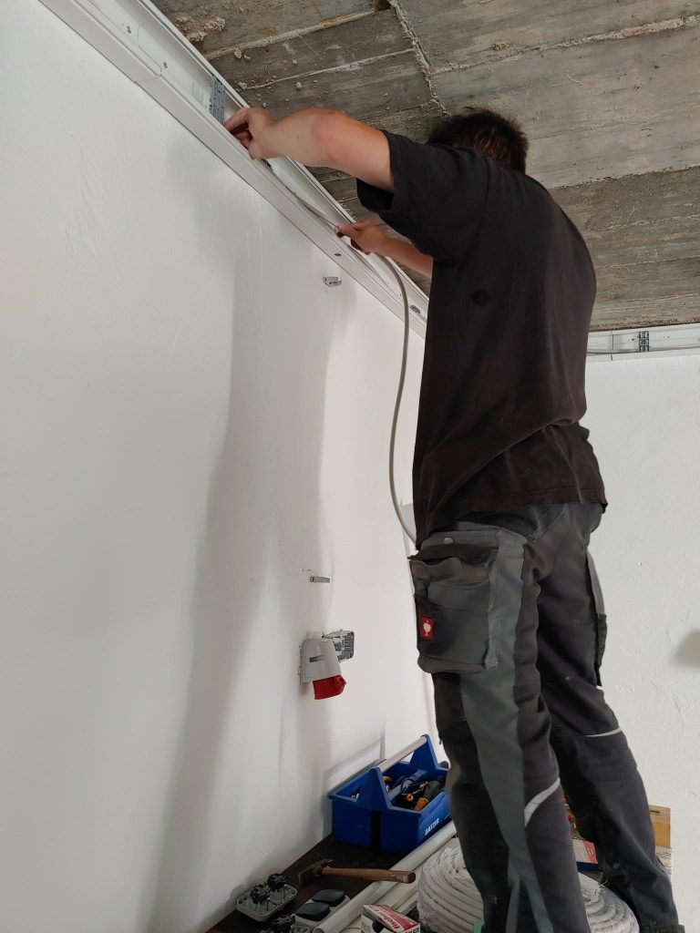 Workshop electrical installation